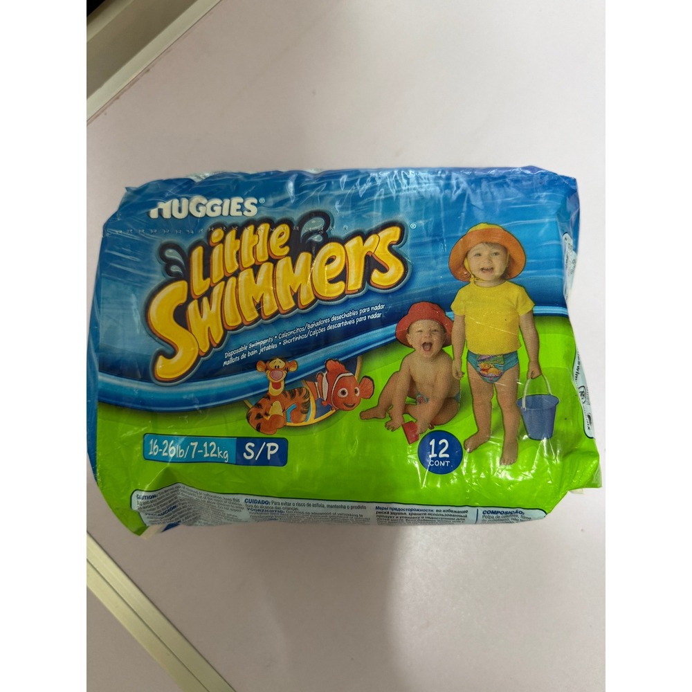 Huggies Little Swimmers Size‎ Small Swim Diapers 12 Count Sealed